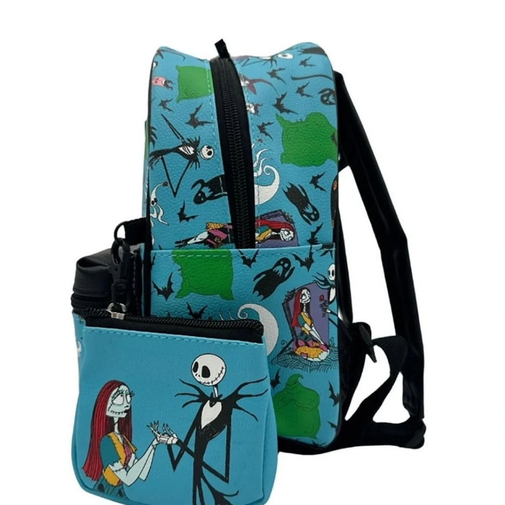 New Licensed Nightmare before Christmas  Mini Backpack Faux pebble leather